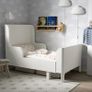 Girl Extendable Bed. light Pink and Mattress. IKEA BUSUNGE Image 5