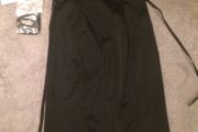 Coast black satin boned dress