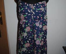 Mantaray navy floral strappy above the knee dress size UK14 EU42 Postage included