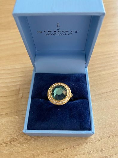 Newbridge Silverware ring with Montana coloured stone