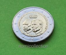 Luxembourg 2014 year Uncirculated 2 Euro coin.