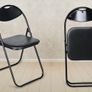 Folding Chair Padded Paris Faux Leather Chair Home Office Dining (FREE POSTAGE) Image 5