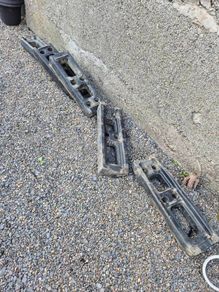 rubber block base/feet connectors for safety fence