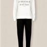 Ann Summers Pyjamas Long Cream/Black s. 8-10 Image 7