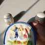 Vintage 1960s condiment set porcelain Image 2
