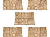 30 pcs Decking Tiles 50x50 cm Wood Brown