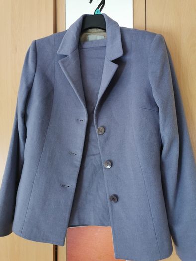 JIGSAW Wool Suit Jacket & Skirt 2 piece set UK 12