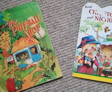 2 Vintage Children's Paper Books