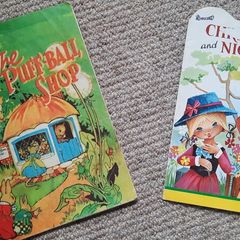 2 Vintage Children's Paper Books
