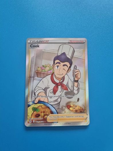 Cook (TG25) Full Art Trainer Pokemon Card from Lost Origin Trainer Gallery