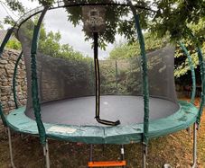 Large 16ft Trampoline with Safety Net & Ladder