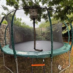 Large 16ft Trampoline with Safety Net & Ladder