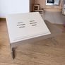 Foldable study desk in beige and dark brown (25 euros each) Image 2