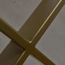 Gold X-Type Metal Table Legs 86x80 cm Image 3