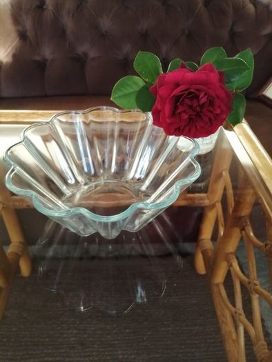 Pair of Fluted Glass Pyrex France Bowls