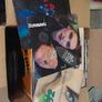 a box of 7" singles. 45 rpm vinyl records. Image 3