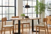 FLEXI 170 Extendable Round Dining Table Laminated or Veener Top 100-170cm
