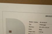Shower Tray Semi Circular white 900x900 slim tray