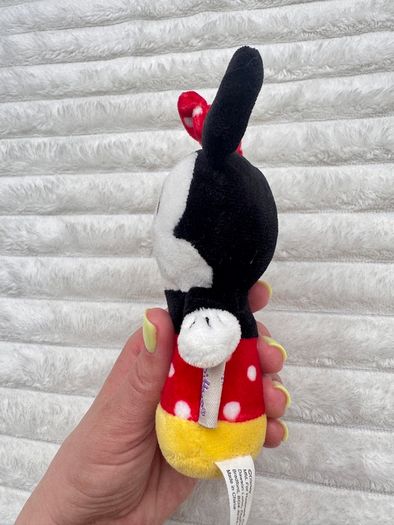 Hallmark Plush Itty Bitty Bittys Disney Minnie Mickey Mouse approx. 4 inch Used Please see photos