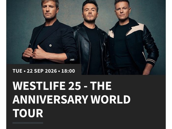 westlife tickets sept 24