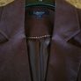 Linen Chocolate Brown  Blazer Jacket Debenhams Sz 12 Eu 40.  Super Condition Image 3
