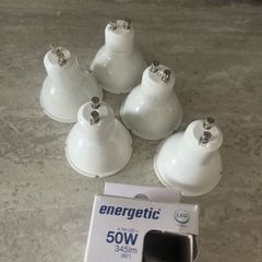 LED GU10 bulbs x 6