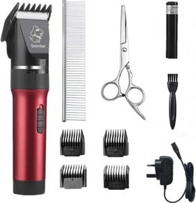 Dog Clippers Low Noise Dog Grooming Kit Rechargeable Pet Clippers Cordless Dog Clipper Professional Dog Trimmer Suitable for Dogs,Cats and Other Pets (FREE POSTAGE)