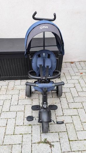 QPlay Rito Star Folding Toddler Trike with Canopy