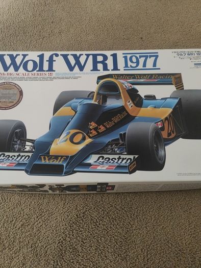 Tamiya 1/12 Wolf WR1.1977 Formula 1. Jody Scheckter. 12044