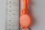 Swivel Hook Snap Keyring Orange x10