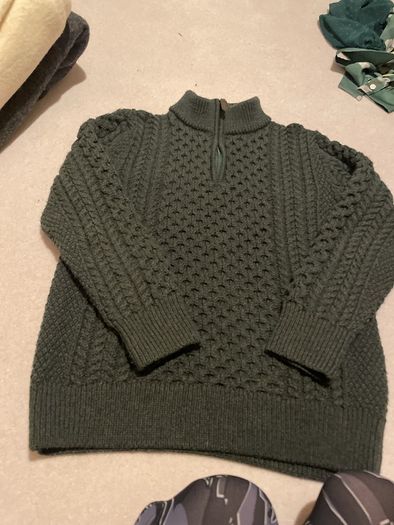 Original Aran Co wool jumper Medium