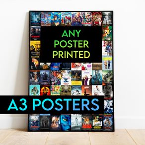 Custom Movie Prints - A3 Posters