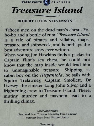 Treasure Island. Book