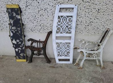 Bench ends and backrests