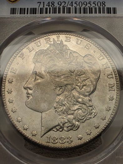 USA United States 1883 S Silver Morgan Dollar PCGS AU Details Superb Semi Key Date