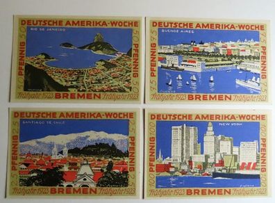 1923 German America Banknotes Rare Original Uncirculated