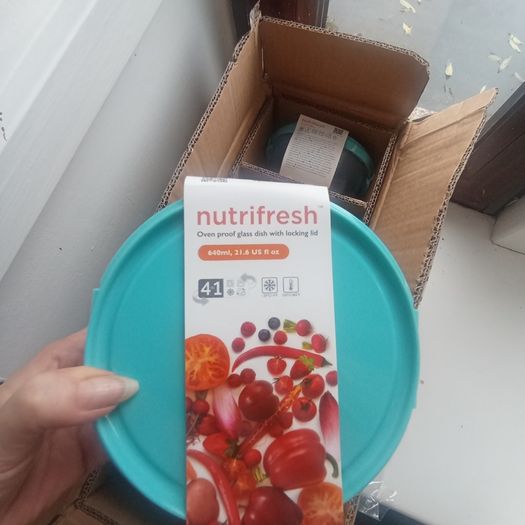 New nutri fresh glass dishes