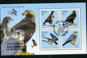 2010 Ireland Stampa Public Souvenir Birds of Prey Commemorative Stamps Miniature Sheet Overprinted for Stampa cancelled with show cancel of 17th October 2010