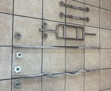 Solid Steel Gym Weightlifting Bars, CHEAP!!!