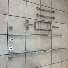 Solid Steel Gym Weightlifting Bars, CHEAP!!!