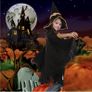 Halloween Costume Children's Pumpkin Bat Cape with Hat for Halloween Image 3