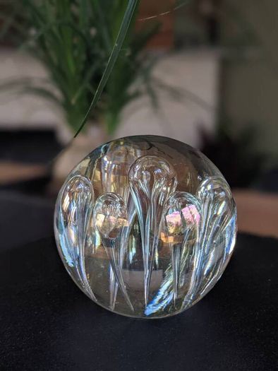 Glass paperweight