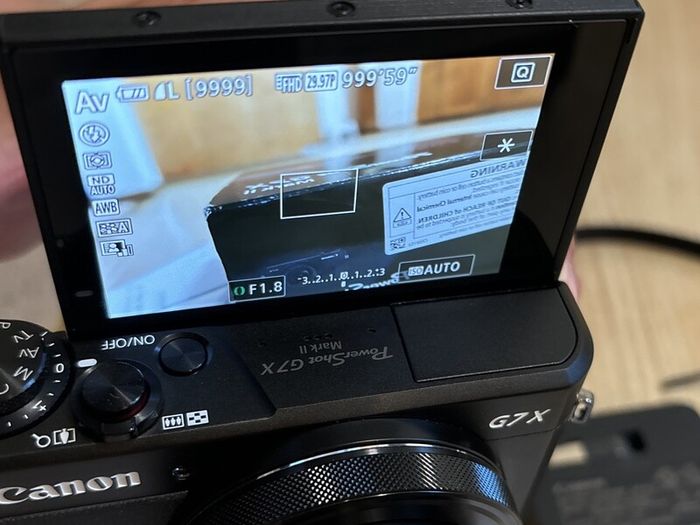 Canon G7X Mark II