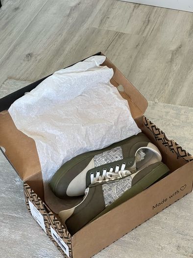 Selbi Tancredi Soft sneakers EU 43 / UK 10 | Olive & cream | New