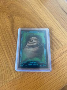 2016 Topps Star Wars Masterwork Green Metallic 42/50 Jabba The Hutt