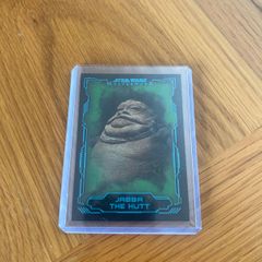 2016 Topps Star Wars Masterwork Green Metallic 42/50 Jabba The Hutt