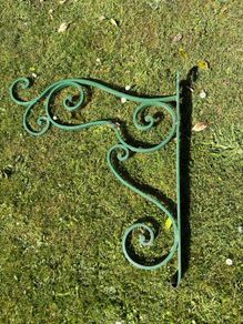 Antique Large Cast Iron Bracket For Lantern Etc Etc