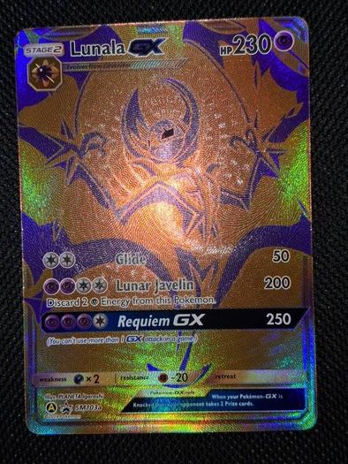 pokemon card : lunala gx SM103a