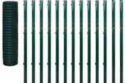Euro Fence Steel 25x1.7 m Green