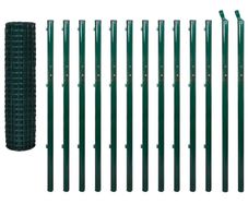 Euro Fence Steel 25x1.7 m Green